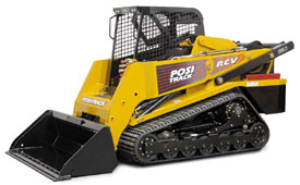 The RCV uses ASV's patented rubber track undercarriage.